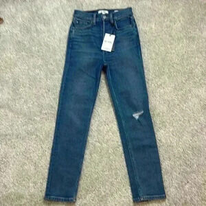 NWT Re/Done 90s Ultra High Rise Ankle Crop Jeans